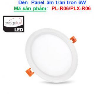 Đèn  Panel âm trần tròn Vinaled 6W  PLX-R6 Nhiệt độ màu: 3000K/ 4000K/ 6500K