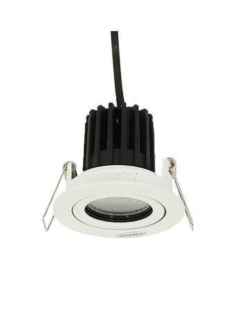 Đèn downlight Paragon âm trần PRDRR80L12 12W, đường kính 80mm, khoét lỗ 68mm, ánh sáng 3000/4000/5000K, 100-240V, pf≥0.9, 50000giờ, CRI≥80