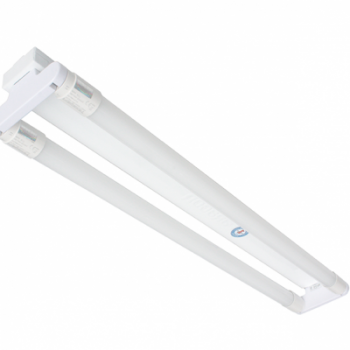 Máng đèn V-shape Paragon PIFQ218L20 dùng bóng led 1250lm, 2x10W, ánh sáng 6500K (3000/4200K option), 180-240V, pf≥0.9, 50000giờ, CRI≥80, chân đèn chống ẩm, chống bụi