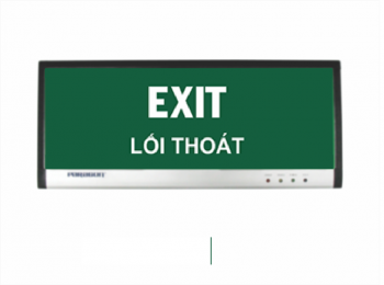 Đèn thoát hiểm 1 mặt EXIT Paragon PEXA13SW- Lối thoát (bảo hành đèn 12 tháng, 06 pin)