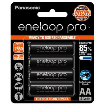 Pin sạc Eneloop AA BK-3HCCE/4BV 2,550mah Vì 4 viên