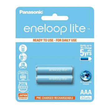 Pin sạc Eneloop AAA BK-4LCCE/2BV 600mah Vỉ 2 viên