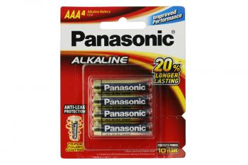 Pin kiềm - Alkaline AAA Panasonic LR03T/4B - Vỉ 4 viên