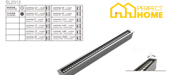 Đèn hắt chân tường Shylon SL2312, Công suất: 7W-48W; IP 67; Chip Cree