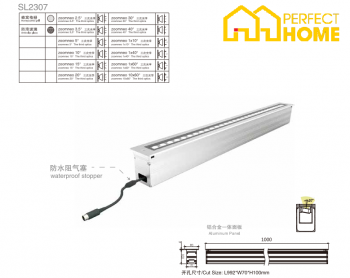 Đèn hắt chân tường Shylon SL2307, Công suất: 7W-42W; IP 67; Chip Cree