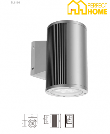 Đèn trụ ngoài trời Shylon SL6156/SL6157, Công suất 11W-26W, Chip Cree, IP66