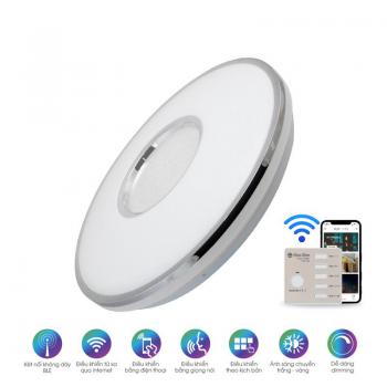 Đèn ốp trần Smart Bluetooth Rạng Đông LN19.BLE 490/40W, Ánh sáng từ 3000K-6500K