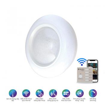 Đèn ốp trần Smart Bluetooth Rạng Đông LN20.BLE 500/40W, dải ánh sáng 3000K-6500K