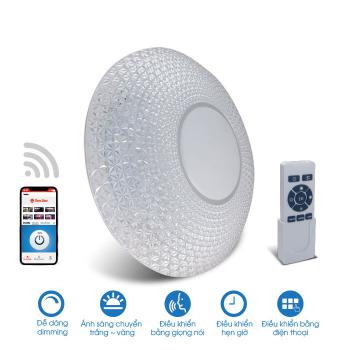 Đèn ốp trần Smartwifi Rạng Đông D LN18L 500/48W.WF.IR, Ánh sáng: 3000K-6500K